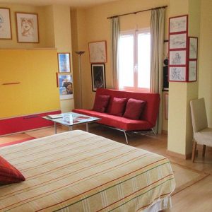 habitacion marca-amarilla - hotel rural 26 Labrador en Zaragoza